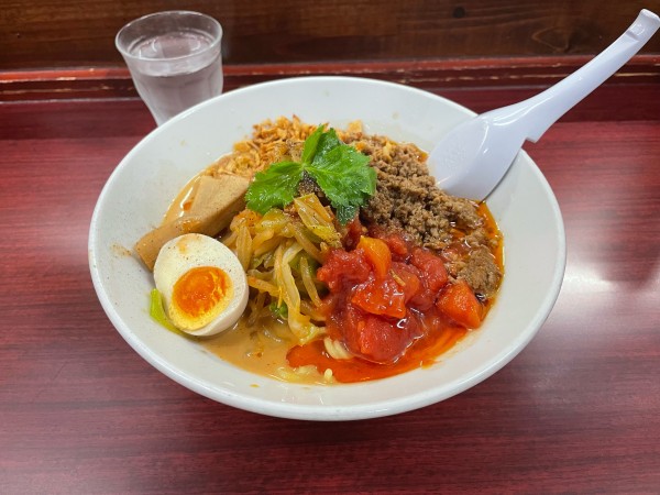 「冷やしトマト坦々麺風」@鶏こく中華 すず喜の写真