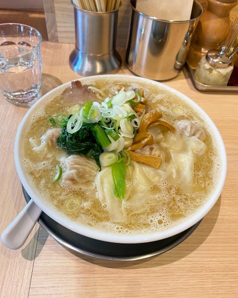 「塩ワンタン」@桜上水 船越の写真