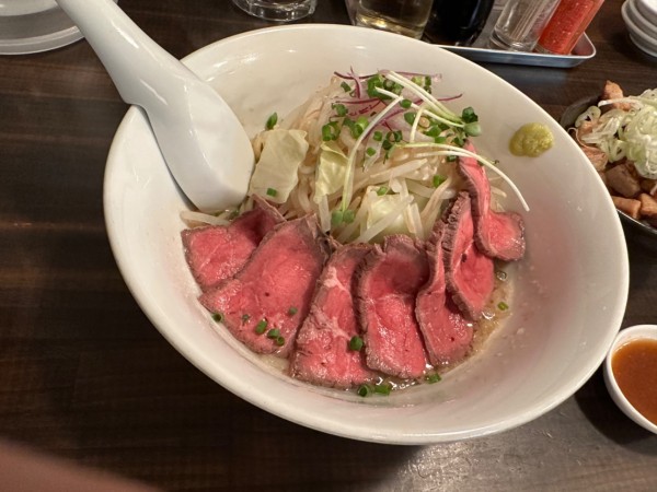 「アリアータまぜそば（並盛・250g）920円→500円」@麺屋 承太郎の写真