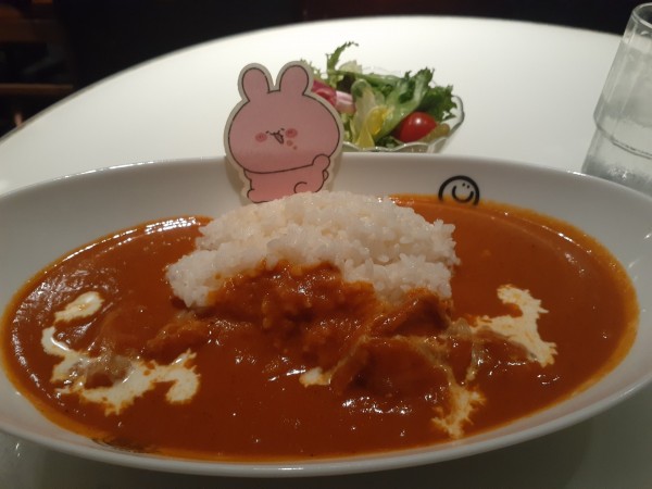 「彩りバターチキンカレー」@丸福珈琲店  ヨドバシAKIBA店の写真