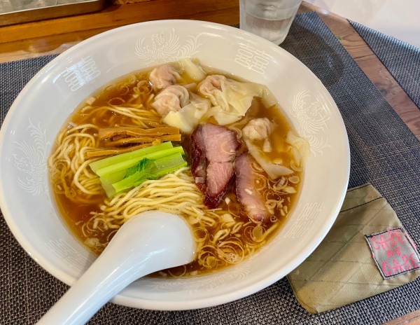 「ワンタン麺5個」@らーめん穀雨の写真