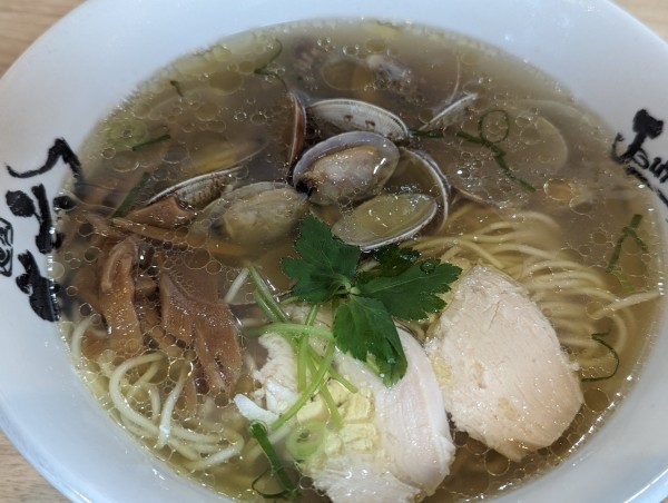 「限定貝塩ラーメン（武久店長作）」@麺屋 丈六 キーノ和歌山店の写真