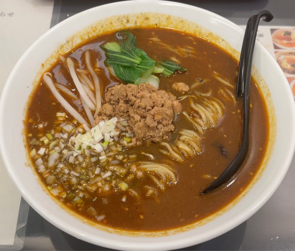 「黒胡麻担担面大盛+白飯大」@成都担担面の写真