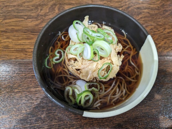 「ごぼう天そば」@大橋やの写真