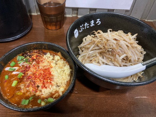 「辛味噌つけ麺」@らーめんぶたまろの写真