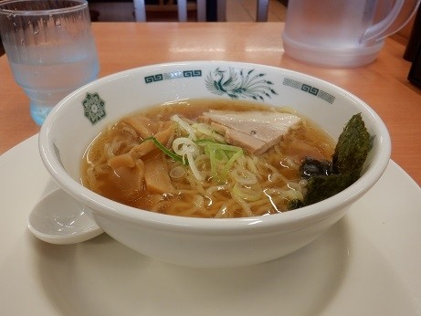 「半ラーメン」@日高屋 十日市場南口店の写真