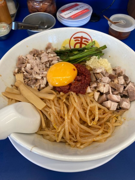 「旨辛まぜそば」@来来亭 東温店の写真