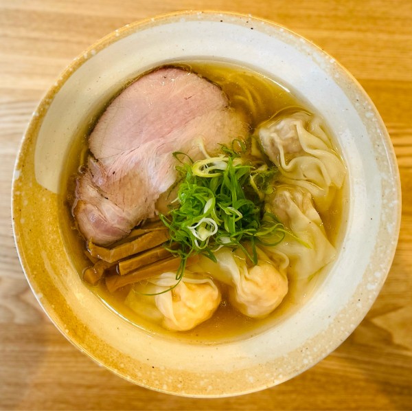 「肉・海老ワンタン麺(白)」@DURAMENTEIの写真