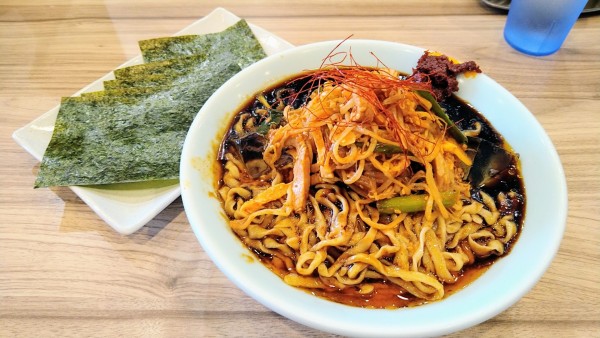 「【限定】冷やしスタミナラーメン+海苔」@くじら食堂 nonowa東小金井店の写真