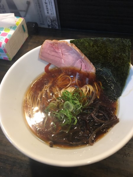 「朝らーめん醤油　600円」@燵家製麺の写真