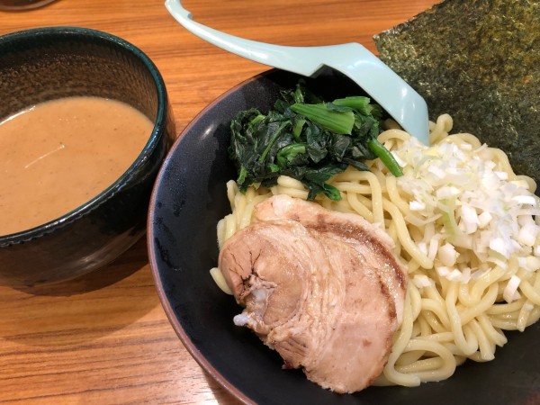 「濃厚魚介つけ麺」@横浜家系ラーメン 壱角家 落合南長崎店の写真