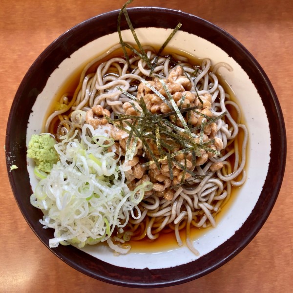 「納豆そば（冷）￥490」@水戸上りそばの写真