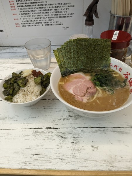 「ラーメンライス」@二代目 谷瀬家の写真