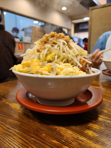 「大ラーメン(麺375g・豚2枚)　980円」@ラーメン百人力 西川口店の写真