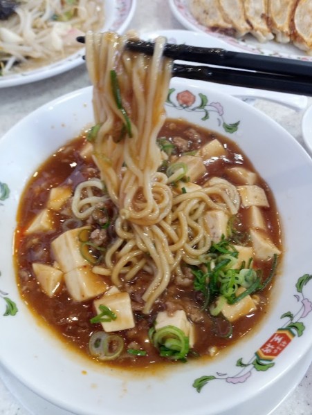 「2023年5月限定、麻婆麺750円」@餃子の王将 柏松ヶ崎店の写真