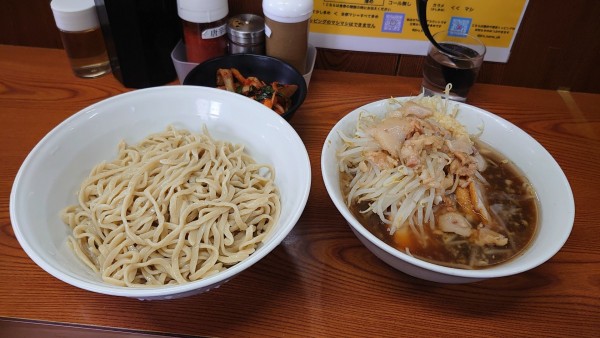 「つけ麺/キムチ/全部」@ラーメン二郎 亀戸店の写真