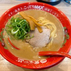 こってりMAX、細麺