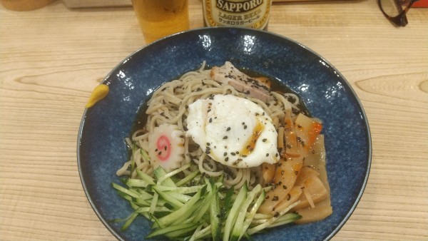 「冷やし中華+半熟玉子」@らーめん 高尾の写真