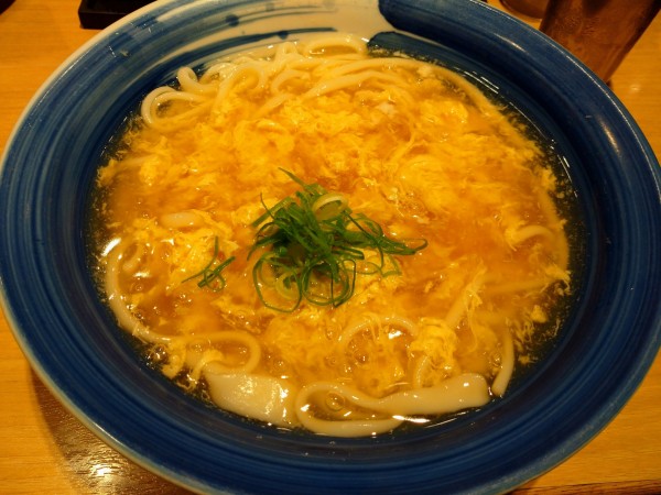「たまごあんかけうどん（500円）」@水山 ecute品川サウス店の写真