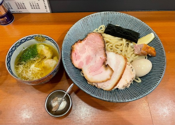 「淡麗特製つけ麺（塩）」@自家製手もみ麺 鈴ノ木の写真