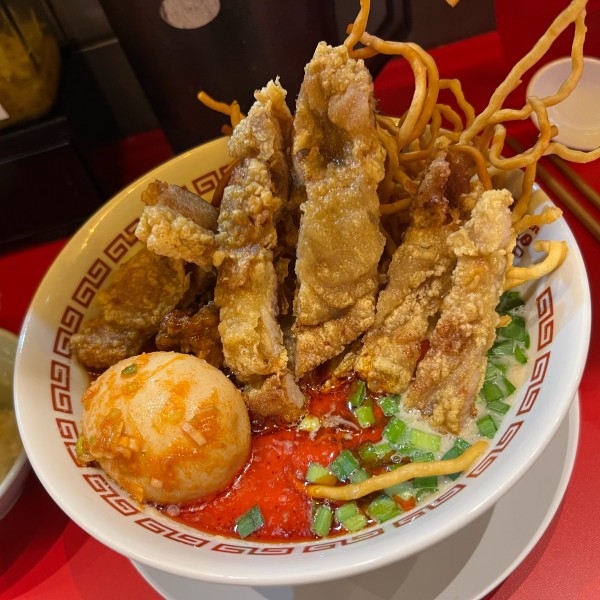 「PA-KOH・Ｄ・担々麺小辛　麻薬煮たまご」@Ramen Deniroの写真