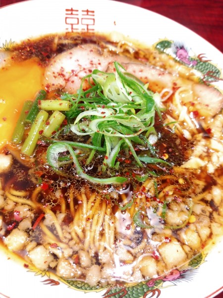 「バッチバチ中華そば」@中華そば 辻の写真