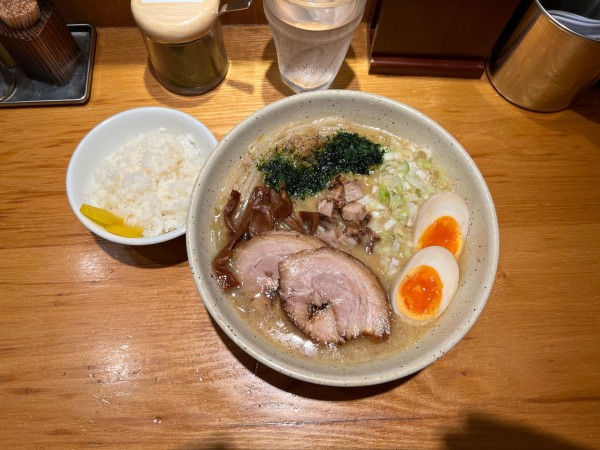 「特製味噌らーめんセット」@つじ田 味噌の章 飯田橋店の写真