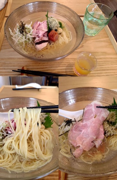 「限定『伏見梅園さんの福井梅冷やし塩らぁめん(¥1300)』」@たかのちゅめの写真