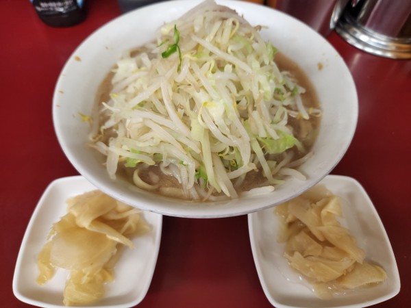「小　ガリポン酢W」@ラーメン二郎 相模大野店の写真