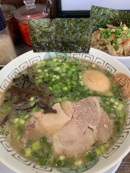 「ねぎ＋味たま」@博多長浜らーめん 楓神の写真