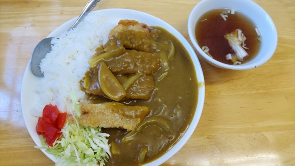 「カツカレーライス 900円」@栄楽飯店の写真