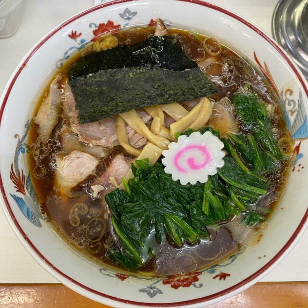 「青島チャーシュー麺＋ほうれん草」@青島食堂 秋葉原店の写真