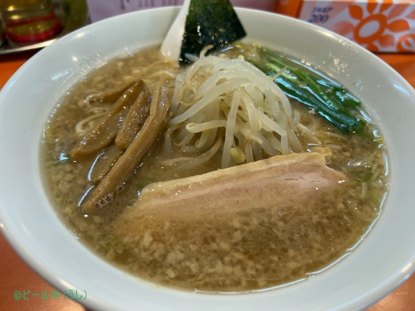 「ラーメン(650円)」@本格的豚骨そば まりぼの写真