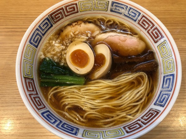 「味玉中華そば」@ほっこり中華そば もつけの写真