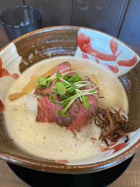 「常陸牛白湯　塩」@常陸牛らぁめん 希の写真