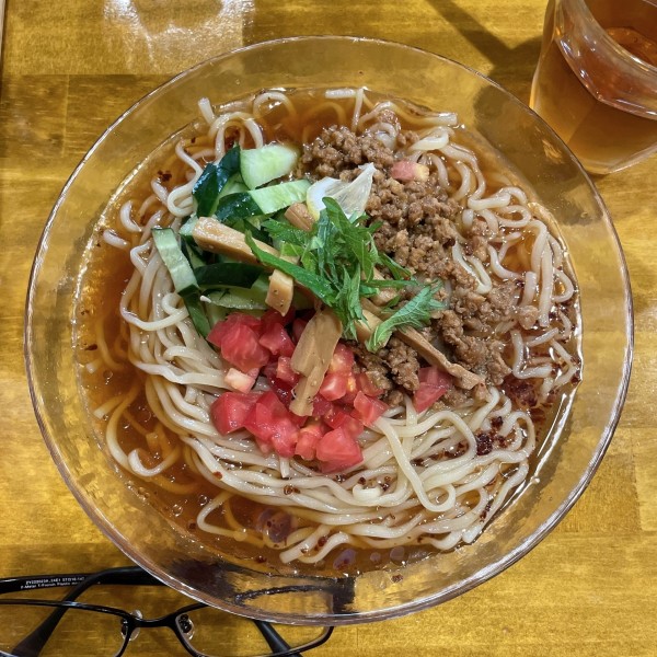 「黒酢と和三盆の冷やし麺」@麺屋 ぬまたの写真