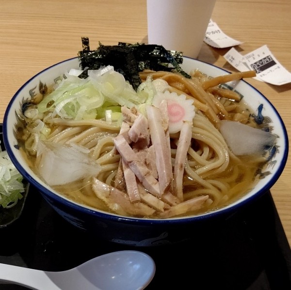 「冷やかけ (大盛)+ねぎ増し(別皿)」@舎鈴 シャポー本八幡店の写真