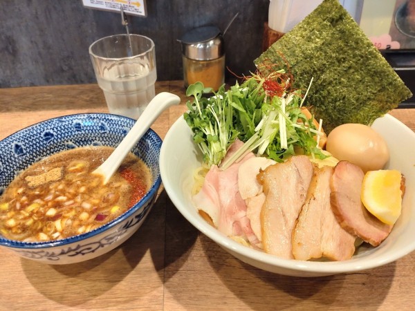 「特製伊勢崎つけ麺大盛」@鶏そば みなもの写真