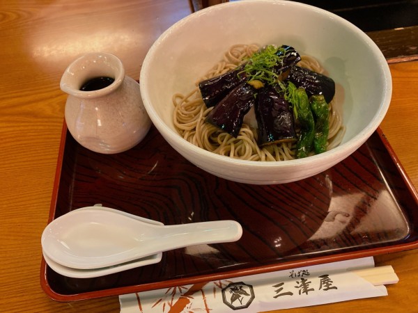 「揚げ茄子おろし蕎麦」@そば処 三津屋 出羽路庵 駅前大通り店の写真