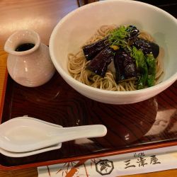 揚げ茄子おろし蕎麦