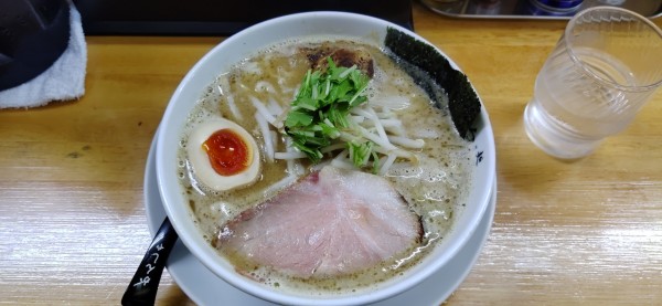 「特製えびそば1050円」@麺屋 白神の写真