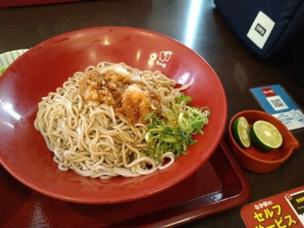 「すだちおろしそば」@なか卯 久世橋通店の写真