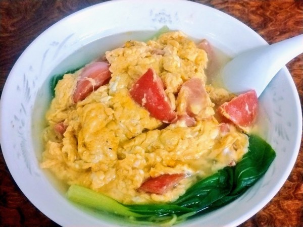 「トマトラーメン￥700」@満亭の写真