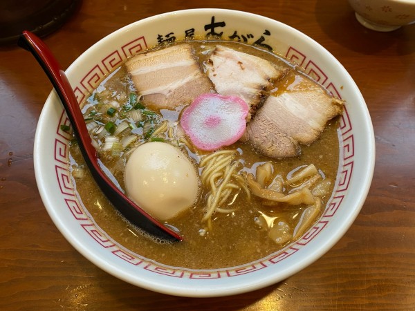 「味玉あがら豚骨中華そば」@麺屋あがらの写真