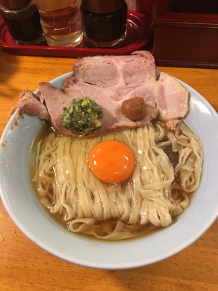 「冷やし昆布水まぜそば 800円　トリュフごはん 250円」@豚骨らーめん れんの写真