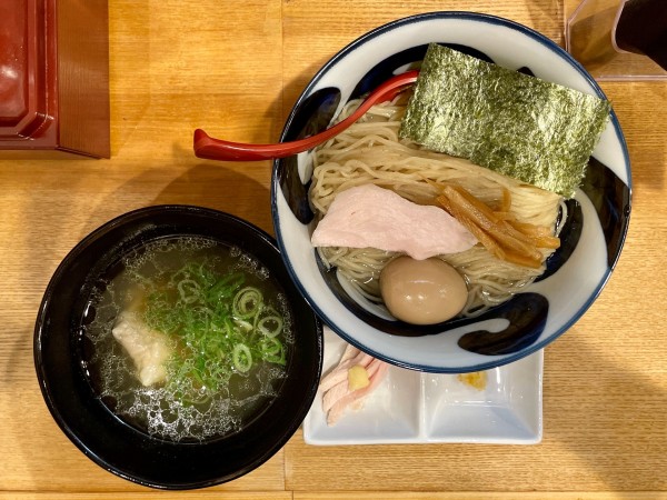 「とろ玉丸鶏塩つけ麺」@麺屋正路の写真