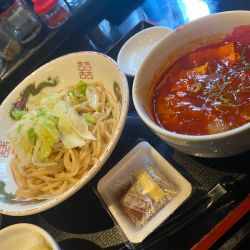 辛🔥つけ麺🍜🥢定食🍚