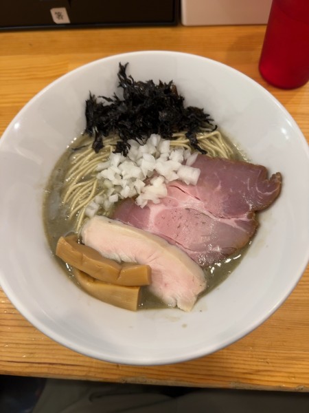 「濃厚煮干しらーめん　和え玉」@煮干らーめん 川むらの写真