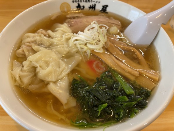「ワンタンメン1080円」@青竹手打ち佐野ラーメン 加州屋の写真