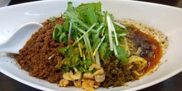 「汁なし黒ごま担々麺」@四川担担麺 阿吽 浅草店の写真